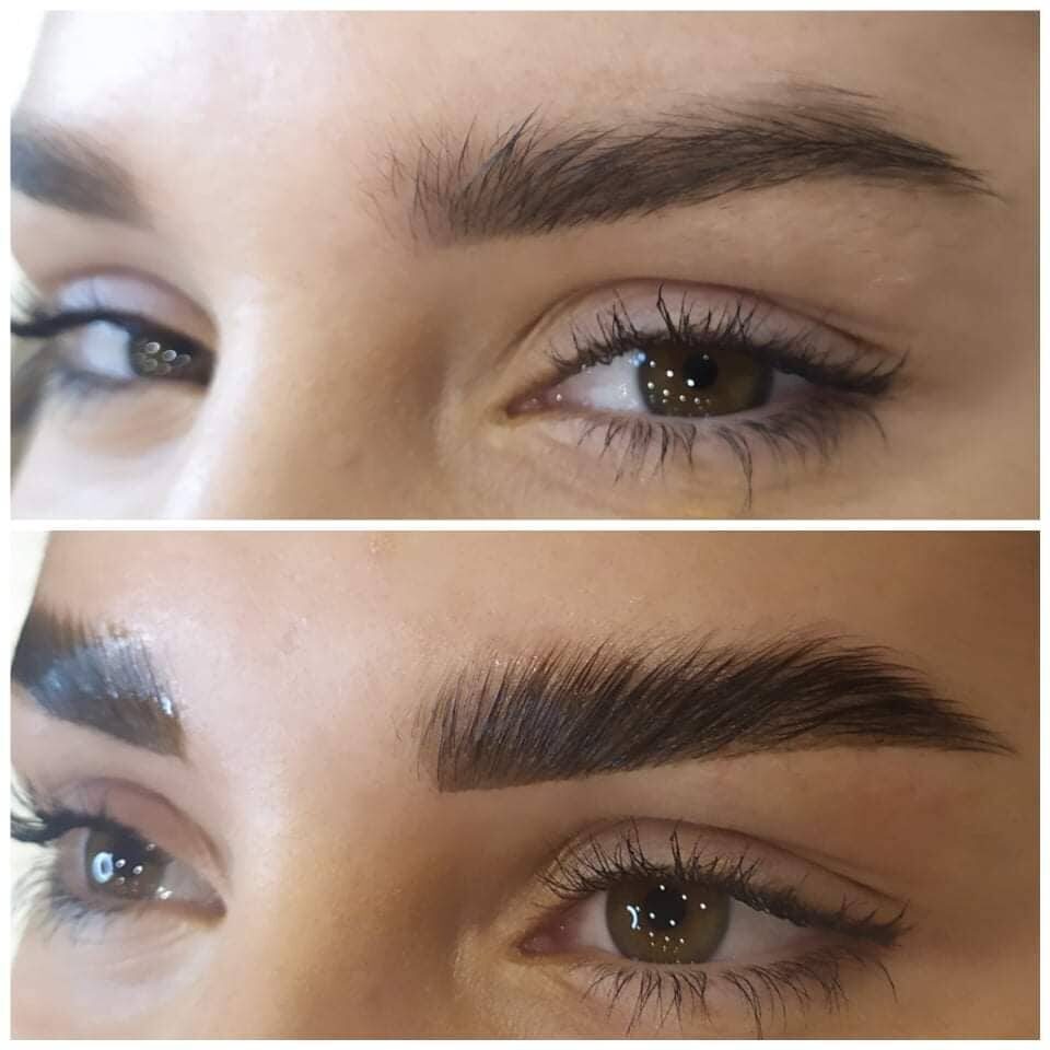 Aprenda el laminado de cejas
